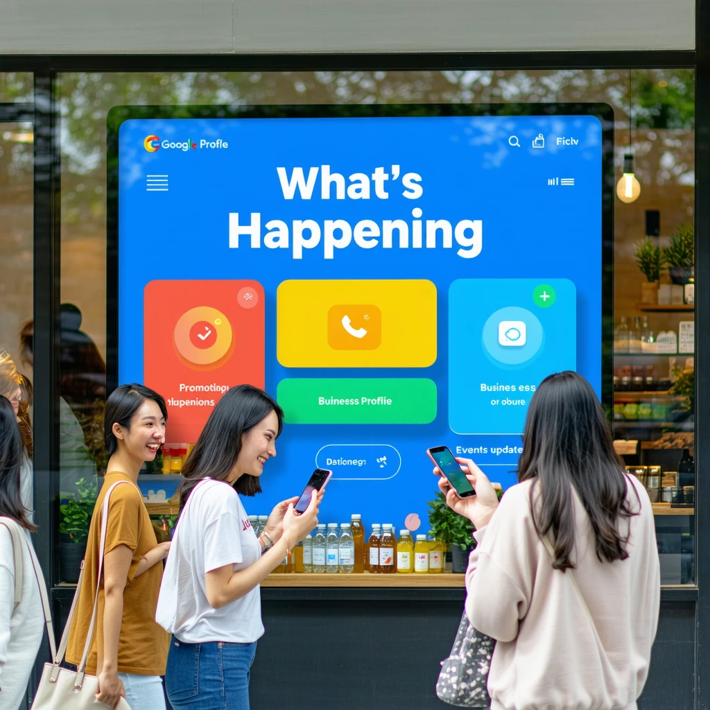 Google Business Profiles Launches 'What's Happening' Feature