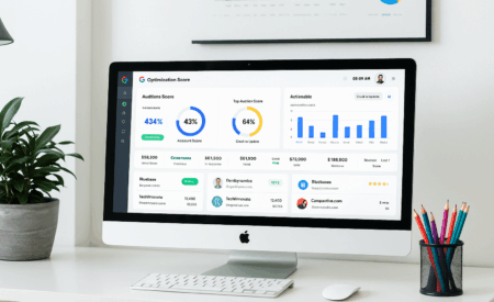 Google Ads Recommendation Tips and Optimization Score Column