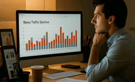 Impact of Google's AI on News Site Traffic