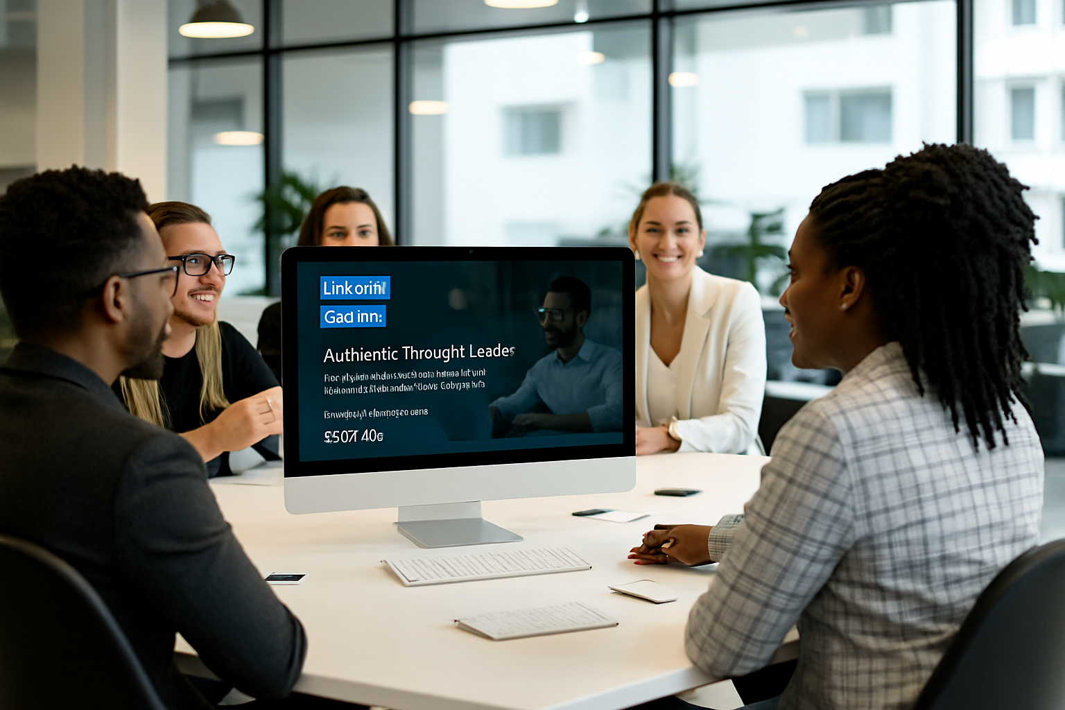 LinkedIn Thought Leader Event Ads promoting authentic member posts linking to event pages