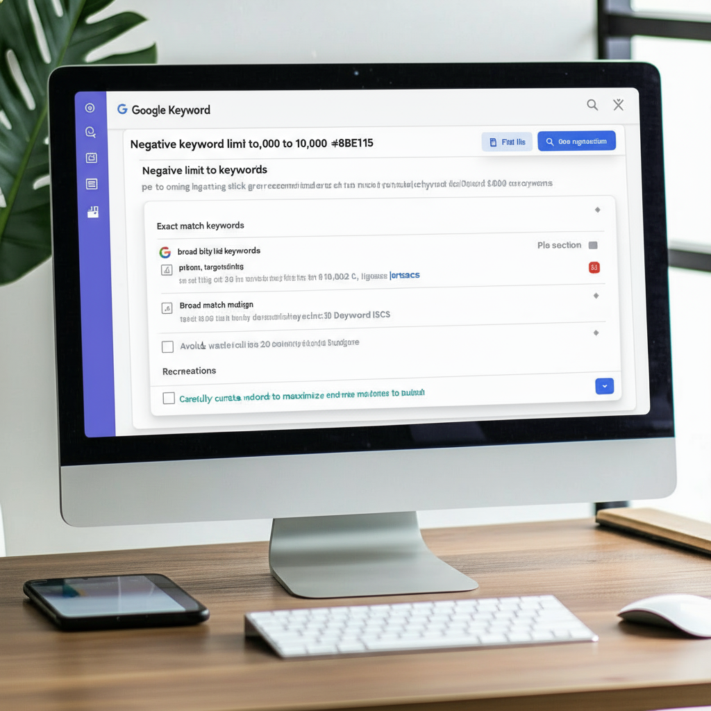 Google Ads Doubles Negative Keyword List Limit