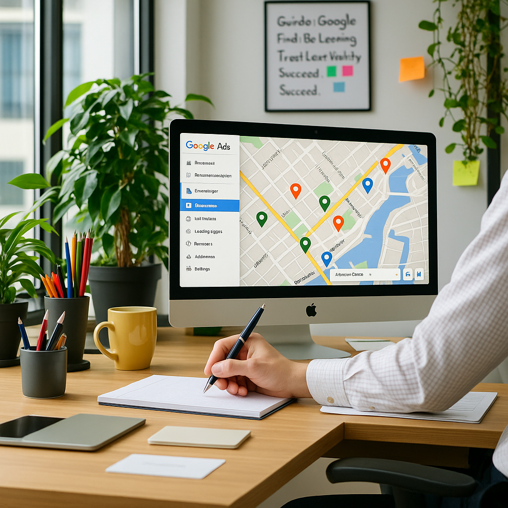 Google Ads Select Location Assets Using Google Maps