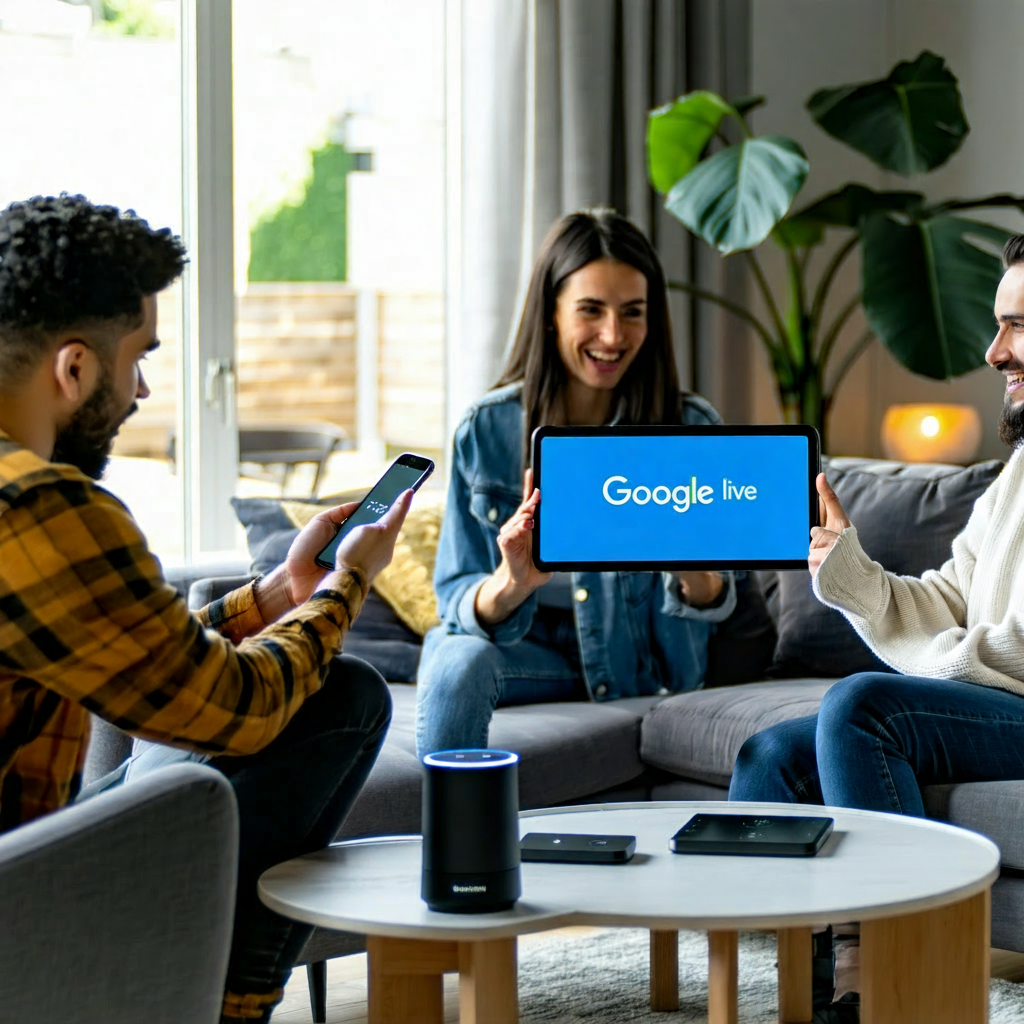 Google Search Live Launches in the US with AI voice and camera modes