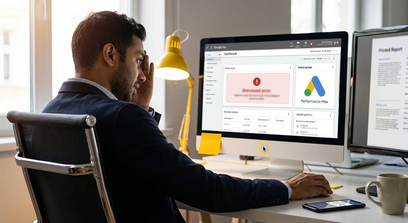 Google Ads bug prevents editing Performance Max asset groups — what advertisers should do